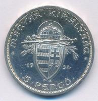 1938. 5P Ag "Szent István" T:XF kis ph.
Adamo P8.1