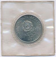 1980. 100Ft Ni "Szovjet-magyar közös űrrepülés" lezárt fóliatokban T:UNC 
Adamo EM61