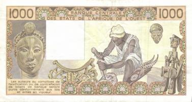 Nyugat-Afrikai Államok/Togo 1987. 1000Fr T:III