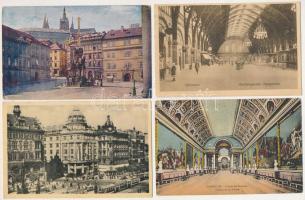 21 RÉGI külföldi város képeslap vegyes minőségben / 21 pre-1945 European town-view postcards in mixed quality