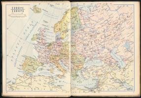 1958 MALÉV Pocket-Atlas (Zsebatlasz). Bp., 1958, Cartographia, 40 p. Többnyelvű. Kiadói papírkötés, ...