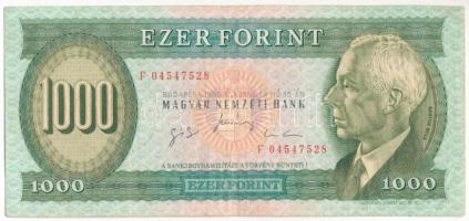 1996. 1000Ft F 04547528 ritka betűjel! T:F  Hungary 1996. 1000 Forint F 04547528 rare serial prefix! C:F