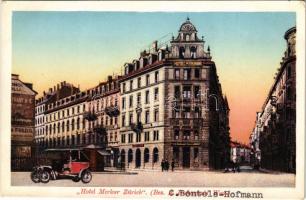 Zürich, Zurich; Hotel Merkur, automobile (EK)