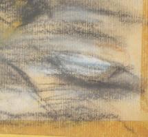 Beck Judit (1909-1995): Női portré. Pasztell, papír. Jelzett. Dekoratív, üvegezett fakeretben, 30x22...