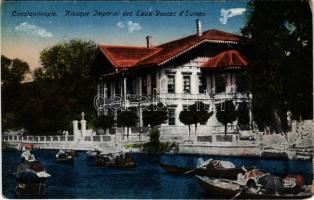 Constantinople, Istanbul; Kiosque Impérial des Eaux-Douces d'Europe / kiosk (Rb)