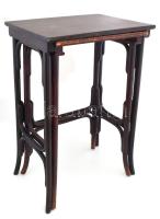 3 darab antik szervírozóasztal, 2 darab egybeilleszthető, a harmadik Debreceni Gőzfűrész és Faárugyá...