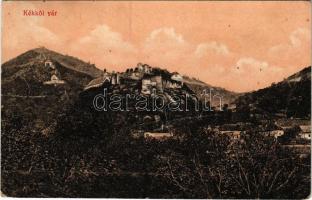 1918 Kékkő, Blauenstein, Modry Kamen; vár. Wertheimer Zsigmond kiadása / castle / hrad (fa)