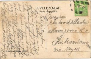 Újvidék, Novi Sad; Orient szálloda, éjjeli szobák. Vajda Dezső kiadása / hotel (fl)