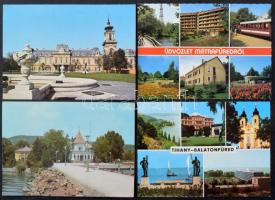 Kb. 100 db MODERN magyar város képeslap / Cca. 100 modern Hungarian town-view postcards