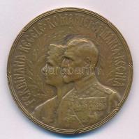 Románia 1922. "I. Ferdinánd koronázása Gyulafehérvárott" bronz emlékérem. Szign.: C. Kristescu (45mm) T:AU,XF Romania 1922. "FERDINAND REGELE ROMANIEI SI MARIA REGINA / INTAIUL REGE AL TUTUROR ROMANILOR INCOROANTU S'A LA ALBA-IULIA IN 15. X. 1922. (Coronation of Ferdinand I)" bronze commemorative medallion. Sign.: C. Kristescu (45mm) C:AU,XF