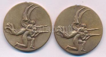 1939. "Magyar Királyi Budapest Székesfőváros Katonai Parancsnokság" bronzozott cink emléké...