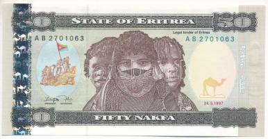 Eritrea 1997. 50N T:UNC Eritrea 1997. 50 Nakfa C:UNC Krause P#5