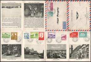 cca 1960 Visit Hungary, az IBUSZ angol nyelvű, fekete-fehér képekkel illusztrált idegenforgalmi isme...
