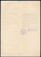 1939 Ügyészségi megbízotti kinevezés keszthelyi ügyvéd részére