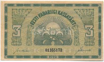 Észtország 1919. 3M T:F apró szakadás, kis folt
Estonia 1919. 3 Marka C:F tiny tear, small spot
Kr...