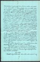 1892 A nyitrai törvényszék ítélete lopással vádolt személy ellen