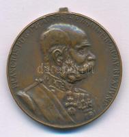 1898. Jubileumi Emlékérem a Fegyveres Erő Számára / Signum memoriae (AVSTR) bronz kitüntetés mellszalag és fül nélkül T:XF,VF Hungary 1898. Commemorative Jubilee Medal for the Armed Forces bronze decoration without ribbon and ear C:XF,VF NMK 249.