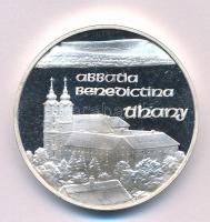 Fritz Mihály (1947-) DN "Abbatia Benedctina Tihany / 1055" ezüstözött emlékérem (42,5mm) T:PP