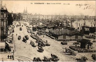 1902 Bordeaux, Quai Louis XVIII / quay