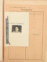cca 1950-1956 Káderanyag, Dr. Mikula Szigfrid (1895-1970) pénzügyminisztériumi tisztviselő, pénzügyi...