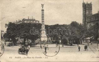 Paris Place du Châtelet fountain (EB)