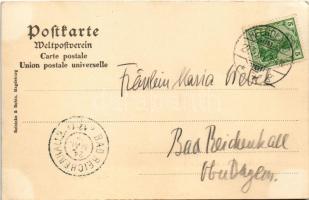 1904 Helgoland, Südspitze mit dem Mönch (EK)