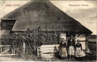 1909 Insel Rügen, Mönchguter Familie / German folklore (fl)