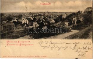 1899 (Vorläufer) Sarreguemines, Saargemünd; Totalansicht / general view, railway tunnel