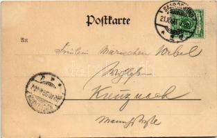 1899 (Vorläufer) Sarreguemines, Saargemünd; Totalansicht / general view, railway tunnel