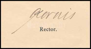 1935 A Pázmány Péter Tudományegyetem meghívója 300. fennállásának alkalmából tartott díszközgyűlésre...