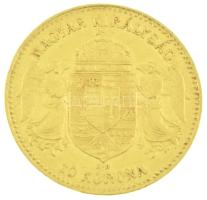1911KB 10K Au "Ferenc József" Körmöcbánya (3,38g/0.900) T:XF
Hungary 1911KB 10 Korona Au ...