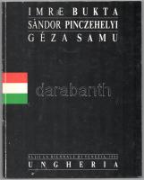 Nétay Katalin, Pócs Péter (szerk.): Imre Bukta, Sándor Pinczehelyi, Géza Samu. XLIII Biennale die Venezia, 1988. Bp., 1988, Műcsarnok. Angol és olasz nyelven Fekete-fehér és színes képekkel gazdagon illusztrált. Kiadói papírkötés, borítón és gerincen kopásnyomokkal.