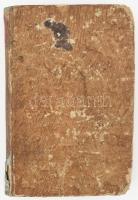 Nagy Pál: Historia pragmatica regni Hungariae. 1. köt. Pest, 1823, Trattner. . 1 t rézmetszet + 427p...