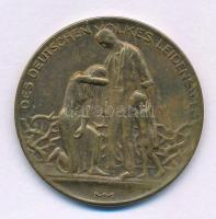 Németország / Weimari Köztársaság 1923. "Des deutschen Volkes Leidensweg" bronz emlékérem (32mm) T:XF Germany / Weimar Republic 1923. "Des deutschen Volkes Leidensweg" bronze commemorative medallion (32mm) T:XF