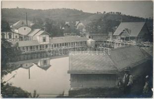 1929 Kolozs-sósfürdő, Kolozsfürdő, Baile Cojocna; fürdő, fürdőzők / spa, bathers. photo