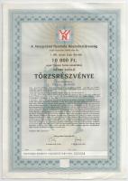 Veszprém 2005. "Veszprémi Nyomda Részvénytársaság" névre szóló törzsrészvénye 10.000Ft-ról...