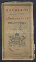 1896 Budapest és környékének térképe