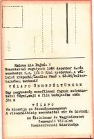 1964 Mikulás - Az Élelmiszer és Vegyicikkeket Csomagoló Vállalat Szakszervezeti Bizottsága meghívója...