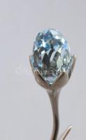 Swarovski kristály virág asztali dísz. 25 cm eredeti dobozában