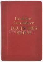 Baedekers Autoführer Deutsches Reich (Grossdeutschland.) Offizieller Führer des Deutschen Automobil-Clubs. Bearbeitet von Oskar Steinheil. Leipzig, 1939, Karl Baedeker. Zweite Auflage. Német nyelven. Térkép-mellékletekkel. Kiadói aranyozott egészvászon-kötés, festett lapélekkel.