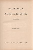 Szabó Dezső: Az egész látóhatár. Tanulmányok. 1-3. kötet. [Teljes munka.]
(Budapest, 1939). Magyar ...