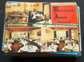 250 db modern színes külföldi városképes lap