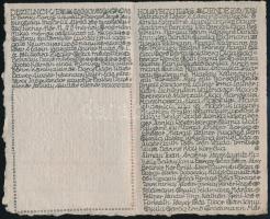 1912 Meghívó Nemzeti Sport Club táncestélyére, fametszet, papír, 16x10 cm