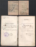 cca 1926-1947 2 db fényképes 2 db műegyetemi leckekönyv ugyanazon személy részére: 1947 többek közt ...