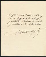 cca 1900 Mihalovich Ödön (1842-1929) zeneszerző, zenepedagógus, a Országos Magyar Királyi Zeneakadém...