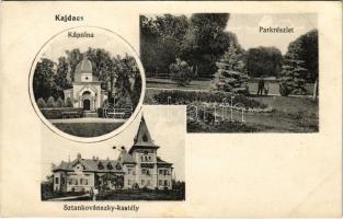 Kajdacs (Paks), Sztankovánszky kastély, kápolna és park