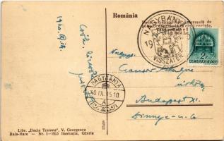 1940 Nagybánya, Baia Mare; Festőiskola, festők alkotás közben / Scoala de pictura / art school, pain...