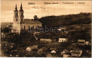 1928 Máriaradna, Mária-Radna, Radna (Lippa, Lipova); Kegytemplom. I. Csauscher kiadása / church