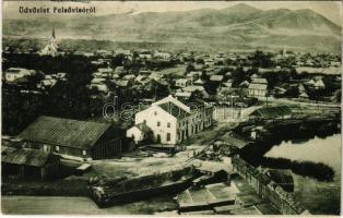 1918 Felsővisó, Viseu de Sus (Máramaros, Maramures); Villanytelep és gát / electric power plant, dam (fl)