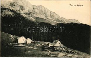 Törcsvár, Törzburg, Bran-Poarta, Bran; Guczan / menedékház. N. Popovici kiadása / chalet, tourist house